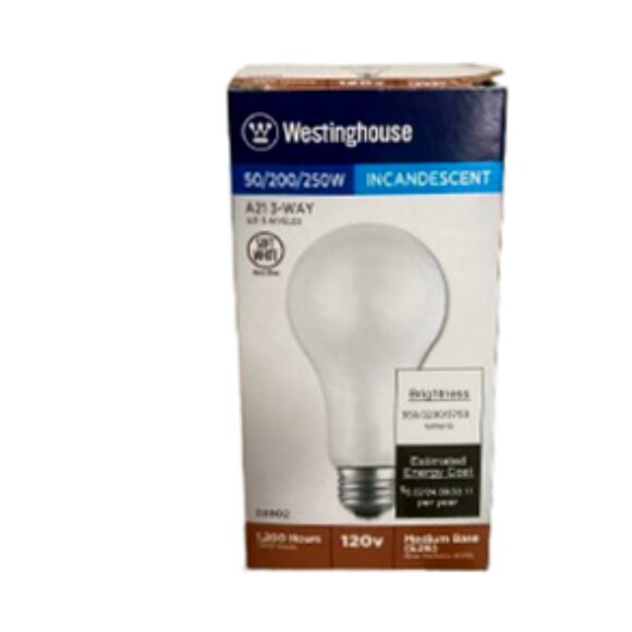 6 Westinghouse Incandescent Lightbulbs New in Box - Picture 1 of 7